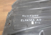 Пыльник заднего бампера левый Hyundai Elantra 6 AD oem 86690а2000 (слом. часть)