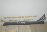 Накладка задней левой двери бу Skoda Fabia 2 OEM 5J6853753