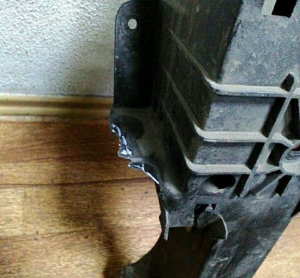 Панель передняя Volkswagen Tiguan сломано крепление oem 5n0805594 (скл-3)