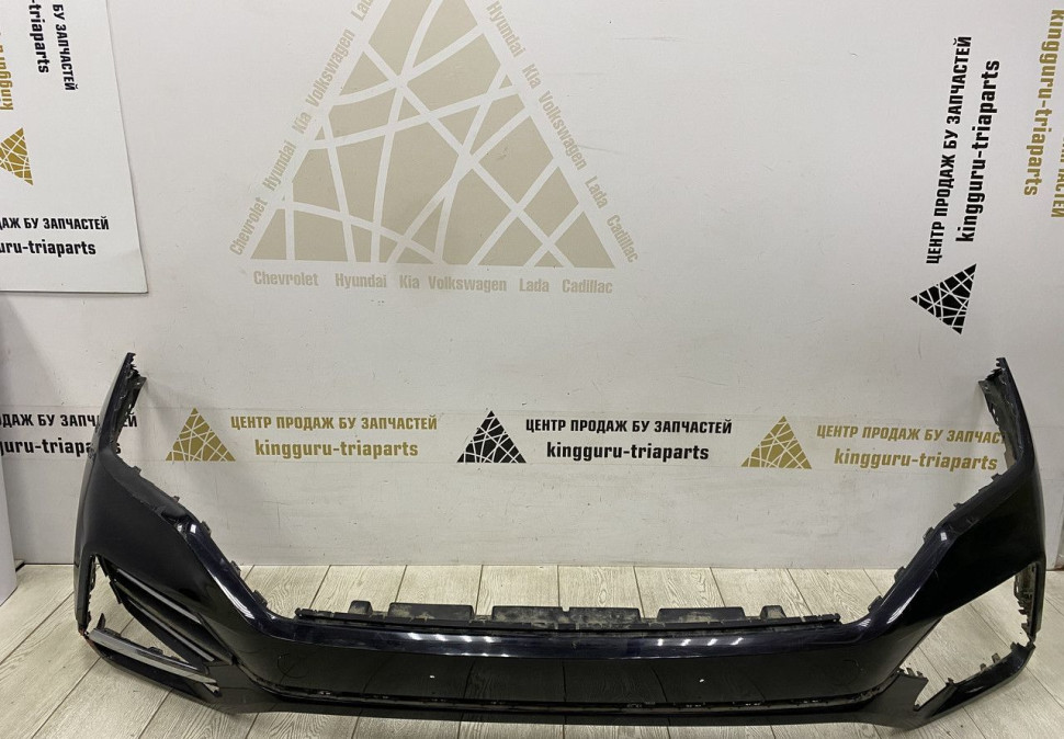 Бампер передний Volkswagen Touareg 3 2018 OEM 760807221E 760807217AL