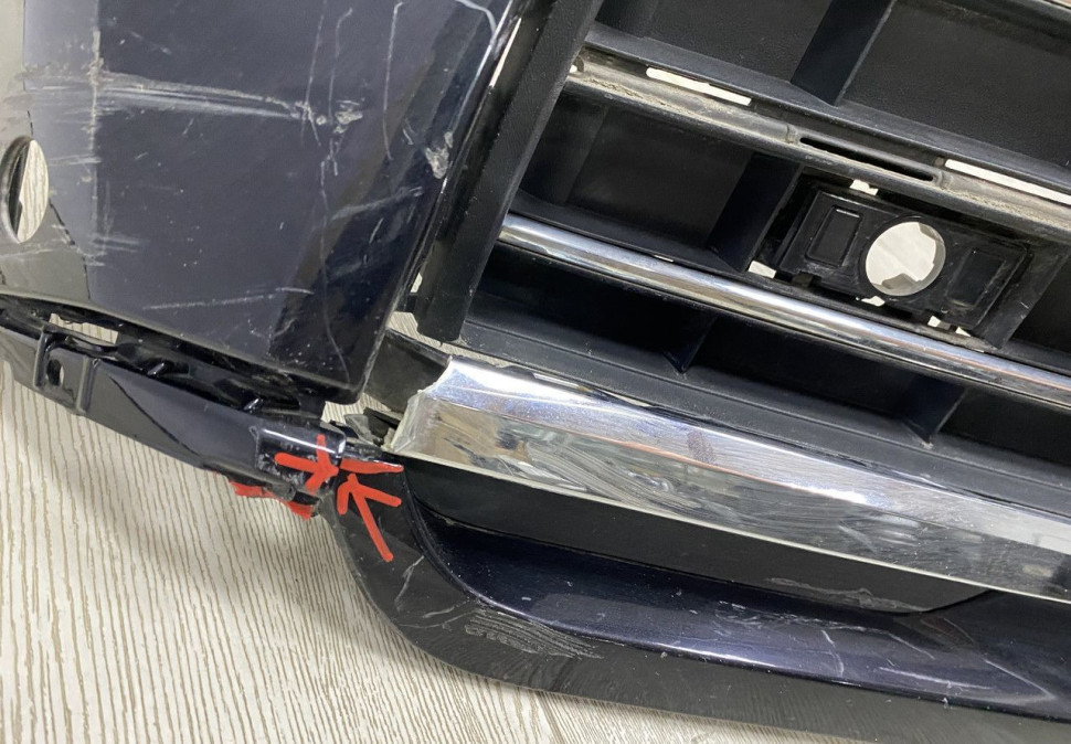 Бампер передний Volkswagen Touareg 3 2018 OEM 760807221E 760807217AL Бампер передний Volkswagen Touareg 3 2018 OEM 760807221E 760807217AL