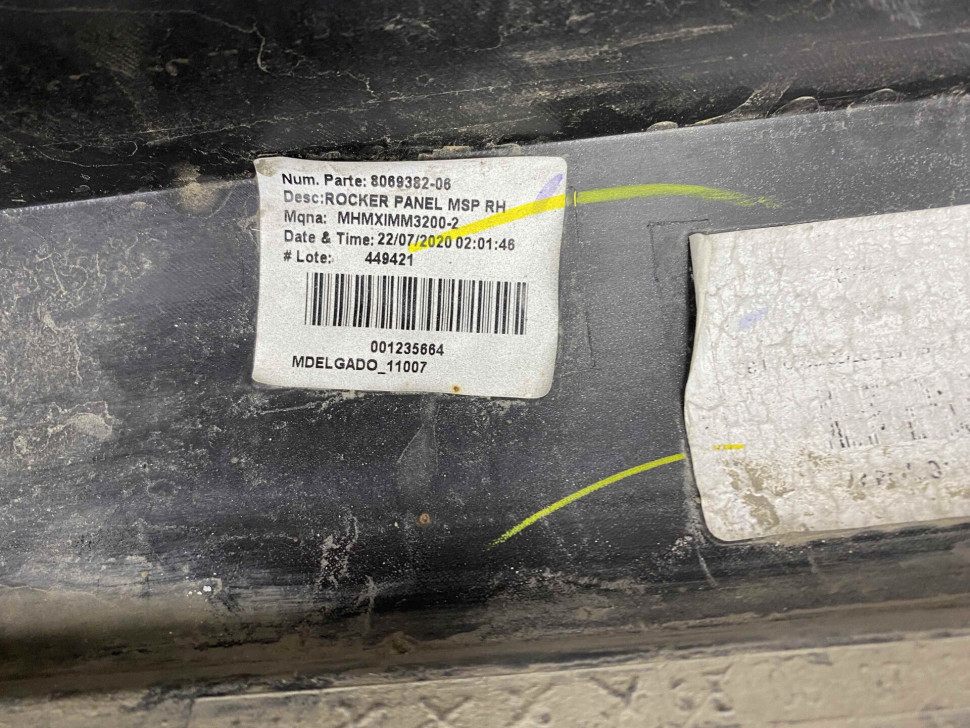 правый порог бу BMW 3 G20 M-Pack OEM 51778099908