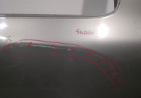 Дверь задняя правая бу Skoda Yeti OEM 5L0833052