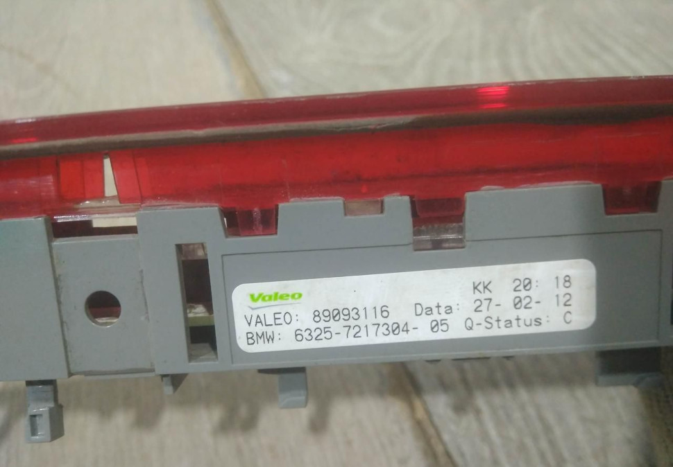 Фонарь крышки багажника бу BMW X3 F25 OEM 63257217304 Фонарь крышки багажника бу BMW X3 F25 OEM 63257217304