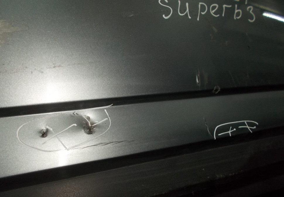 Бампер задний бу Skoda Superb 3 OEM 3V5807421