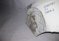 Крыло переднее левое Skoda Fabia 2 oem5j0821161 (вмятина) (скл-3)