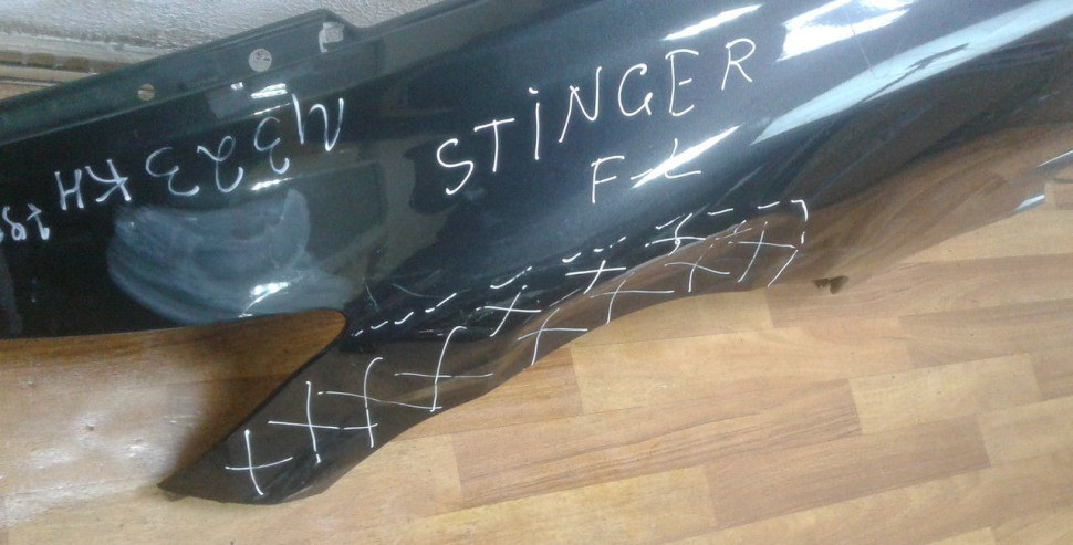 Крыло переднее левое Kia Stinger oem 66311J5000 (вмятина) (скл-3) Крыло переднее левое Kia Stinger oem 66311J5000 (вмятина) (скл-3)