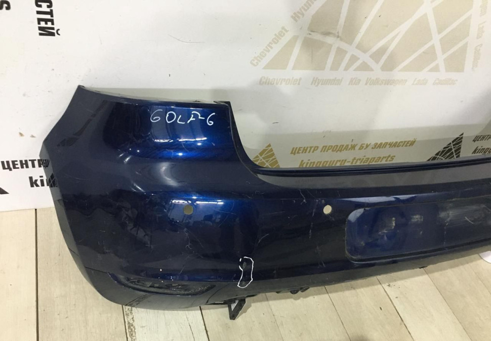 Бампер задний Volkswagen Golf 6 09-12 oem 5K6807421 Бампер задний Volkswagen Golf 6 09-12 oem 5K6807421