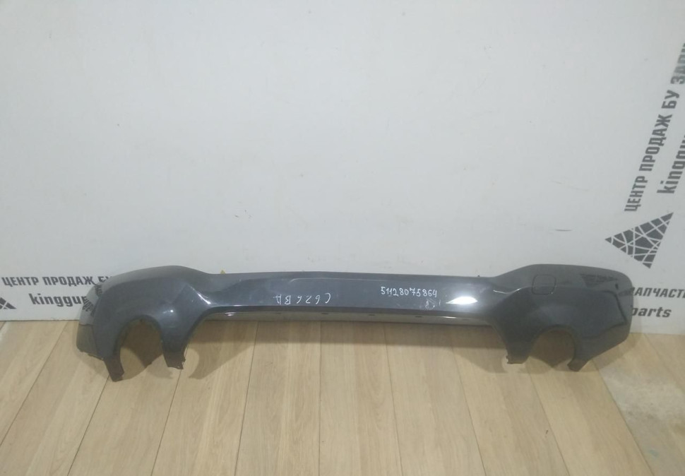 Спойлер заднего бампера бу BMW X1 F48 M-Pack рестайлинг OEM 51128075864