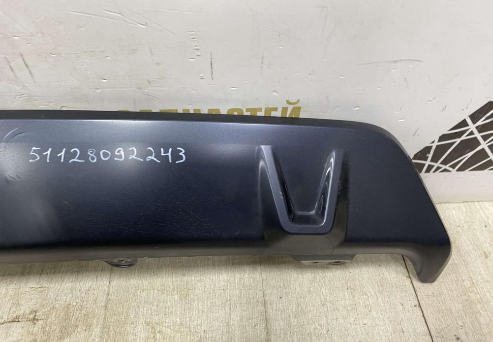 Накладка заднего бампера BMW X6 G06 M-Pack OEM 51128099220 51128092243