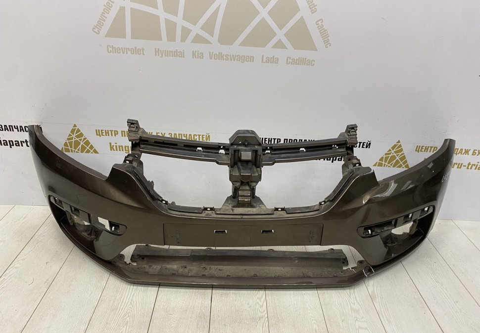 Бампер передний Renault Logan 2 рестайлинг OEM 620220063R