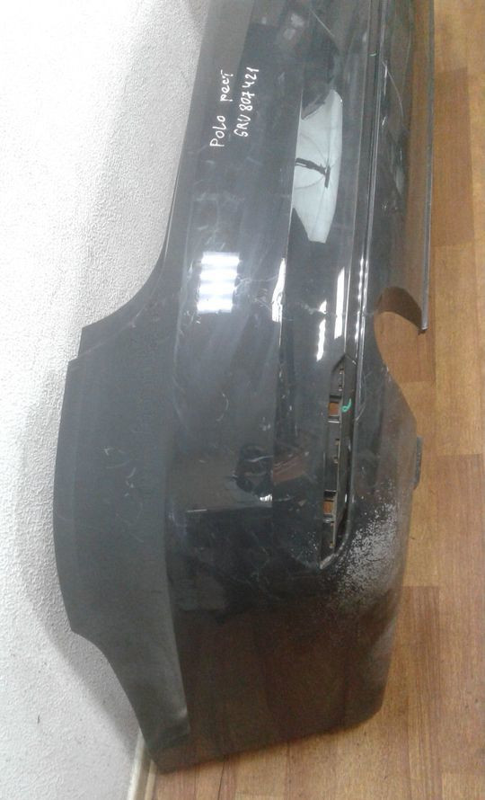 Бампер задний Volkswagen Polo рест седан oem 6ru807421 Бампер задний Volkswagen Polo рест седан oem 6ru807421