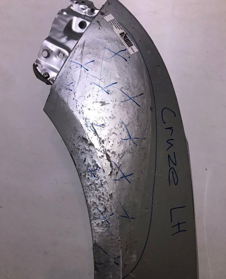 Крыло переднее левое Chevrolet Cruze oem 95963447 (скл-3)