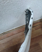 Бампер передний Volkswagen Touareg NF (10>) трещина oem 7p6807221