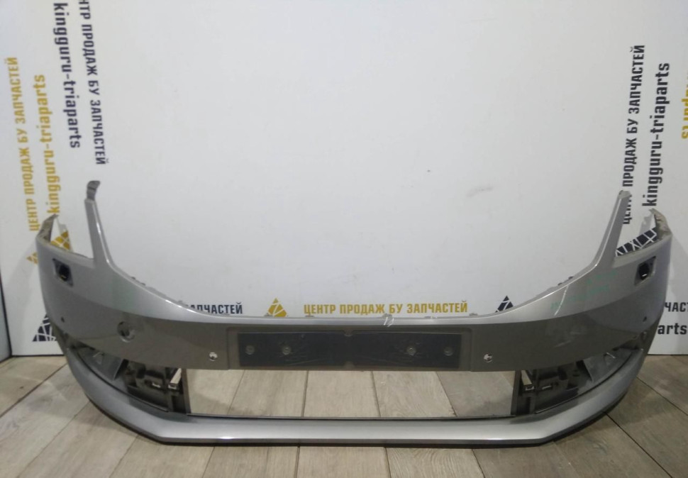 Бампер передний бу Skoda Octavia A7 рестайлинг OEM 5EU807221F