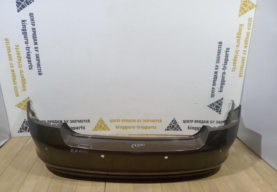 Бампер задний бу Skoda Rapid OEM 60U807421
