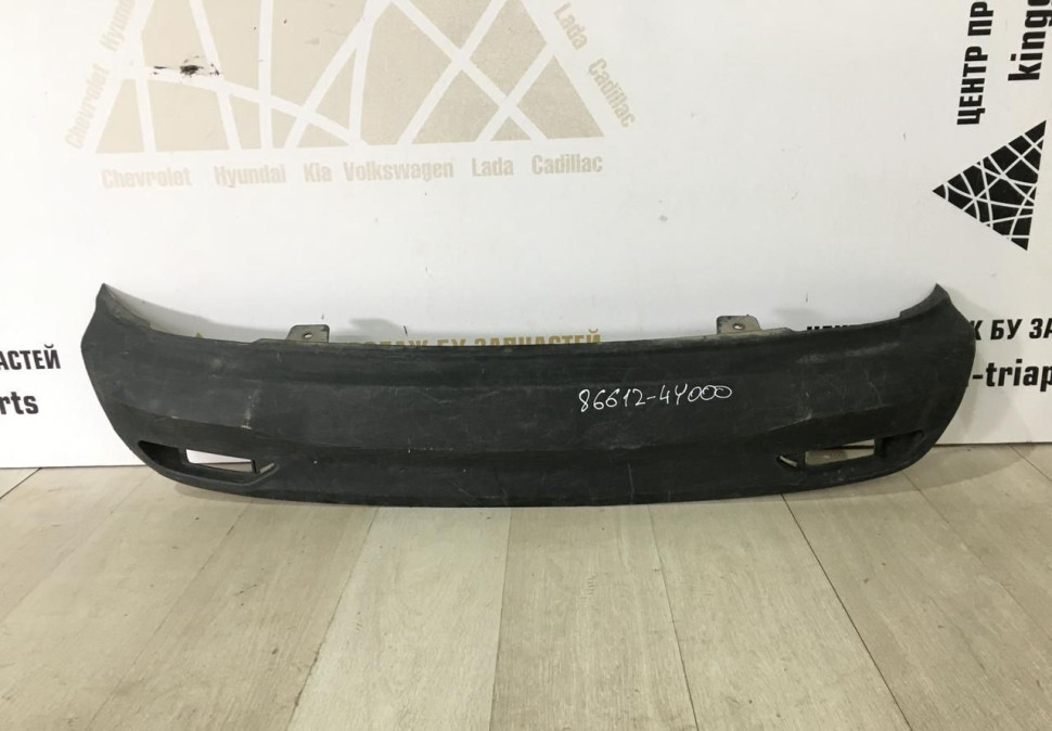 Спойлер заднего бампера Kia Rio 3 11-15 дорестайлинг oem 866124Y000