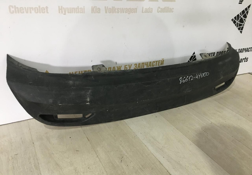 Спойлер заднего бампера Kia Rio 3 11-15 дорестайлинг oem 866124Y000