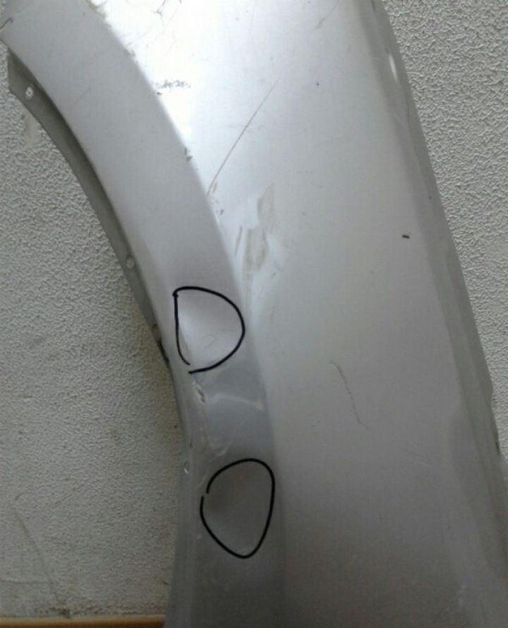 Крыло переднее левое Volkswagen Touareg NF (вмятины) Крыло переднее левое Volkswagen Touareg NF (вмятины)