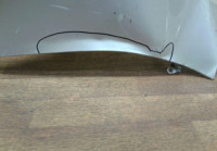 Крыло переднее левое Volkswagen Touareg NF (вмятины)