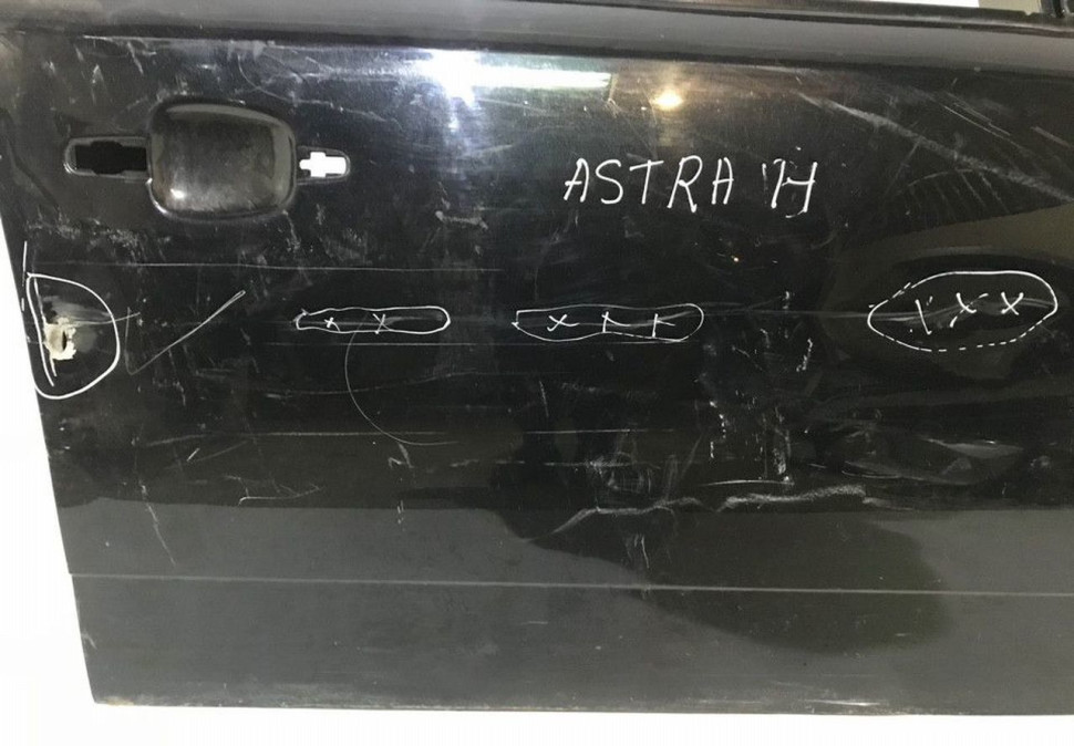 Дверь передняя правая для Опель Астра Н Opel Astra H oem 0124086 (скл-3)