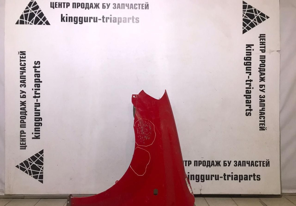 Крыло переднее левое Chevrolet Aveo t250 oem 96649245 (вмятина) (скл-3)