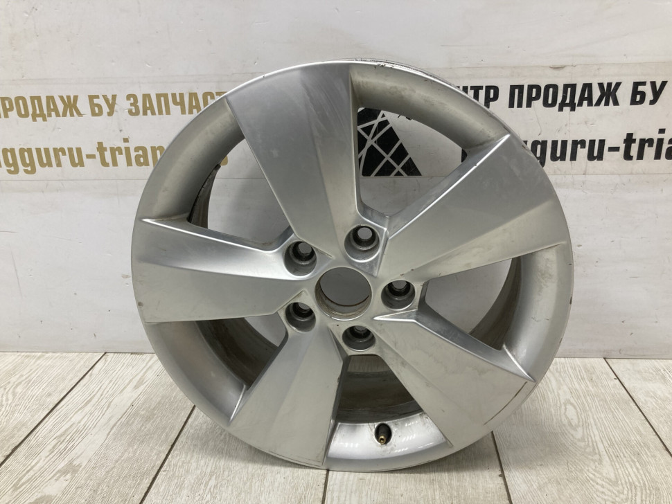 Диск колесный литой R16 Skoda Octavia A7 OEM 5E0601025BL