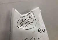 Крыло переднее правое  Lada Largus OEM 631005023R (вмятина) (скл-3)