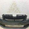 Бампер передний Skoda Octavia A7 до рестайлинг 2013  OEM 5E0807221