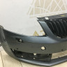 Бампер передний Skoda Octavia A7 до рестайлинг 2013  OEM 5E0807221