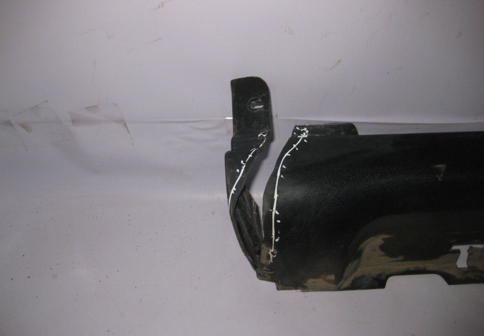 Накладка порога левая Renault Sandero Stepway oem 764190070 (трещина) (скл-3)
