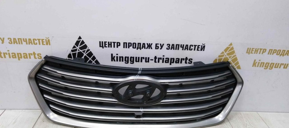 Решетка радиатора Hyundai Grand Santa Fe 3 рестайлинг 2015 OEM 86350B8BB0