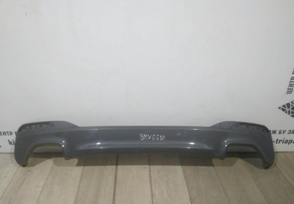 Накладка спойлер заднего бампера бу BMW 5 G30 OEM 51128067763
