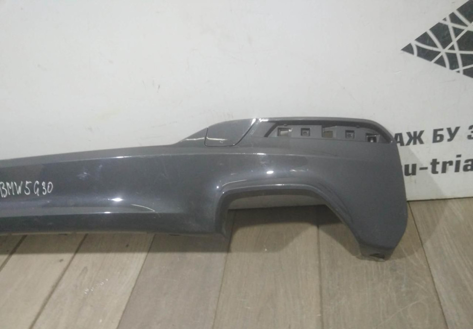 Накладка спойлер заднего бампера бу BMW 5 G30 OEM 51128067763