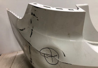 Бампер задний Volkswagen Jetta 6 (14-18) oem 5CU807421C (вмятина)