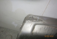 Накладка заднего бампера Chevrolet Orlando (11-15) (после ремонта) oem 96895649 (скл-3)