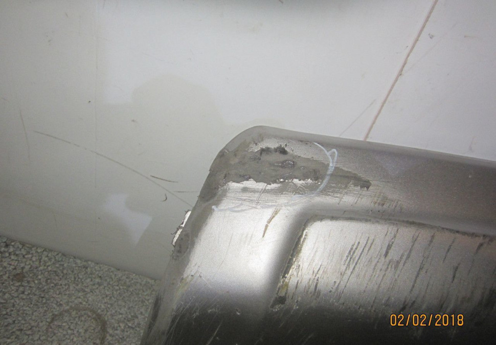 Накладка заднего бампера Chevrolet Orlando (11-15) (после ремонта) oem 96895649 (скл-3) Накладка заднего бампера Chevrolet Orlando (11-15) (после ремонта) oem 96895649 (скл-3)