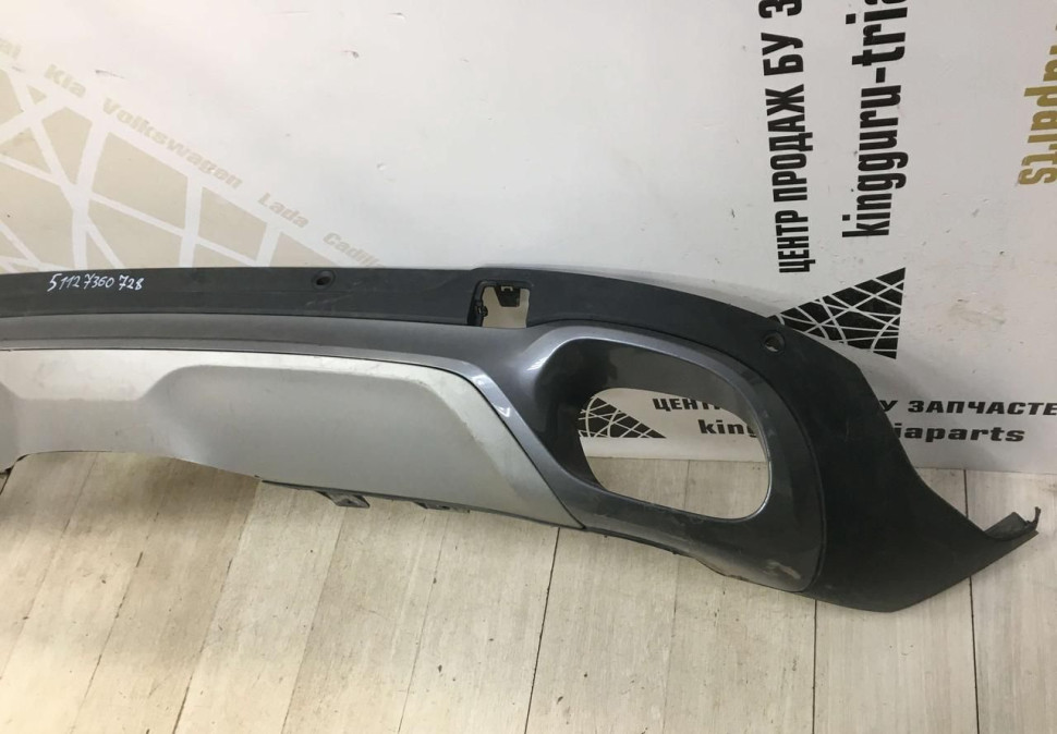 Спойлер заднего бампера BMW X6 F16 OEM 51127360728 Спойлер заднего бампера BMW X6 F16 OEM 51127360728