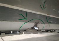 Бампер задний бу Skoda Octavia A7 рестайлинг OEM 5EU807421B (В)