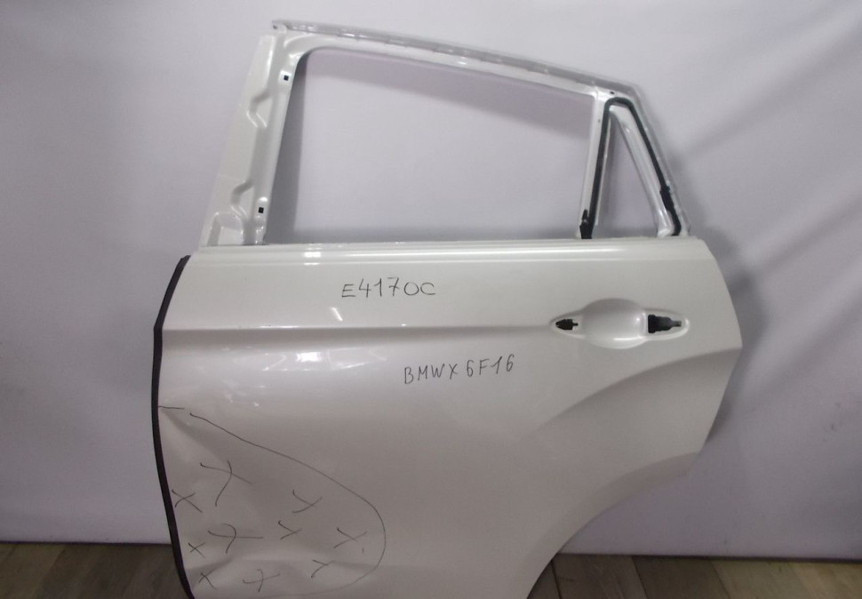 Дверь задняя левая бу BMW X6 F16 (скл-3) OEM 41517386743