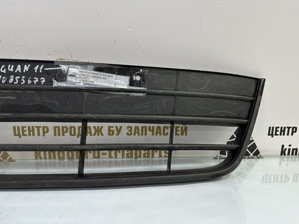 Решетка переднего бампера Volkswagen Tiguan 1 рестайлинг 2011 OEM 5N0853677 Решетка переднего бампера Volkswagen Tiguan 1 рестайлинг 2011 OEM 5N0853677