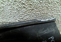 Заглушка ПТФ правая Volkswagen Polo сломано крепление дорест. oem 6ru853666c