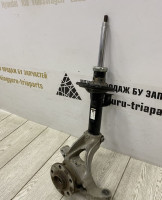 Кулак поворотный передний левый + амортизатор Skoda Octavia A7 OEM 5Q0413031JF 5Q0407257A