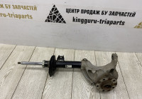Кулак поворотный передний левый + амортизатор Skoda Octavia A7 OEM 5Q0413031JF 5Q0407257A