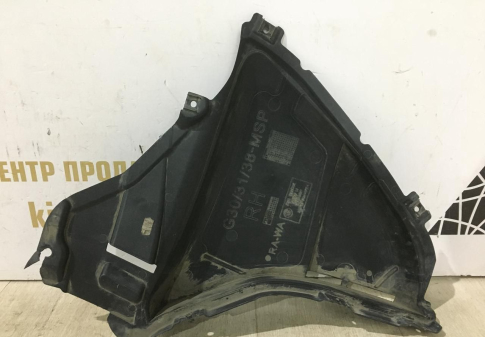 Защита переднего бампера правая BMW 5 G30 M-Pack OEM 51718060032