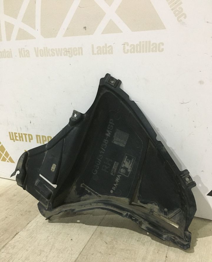 Защита переднего бампера правая BMW 5 G30 M-Pack OEM 51718060032