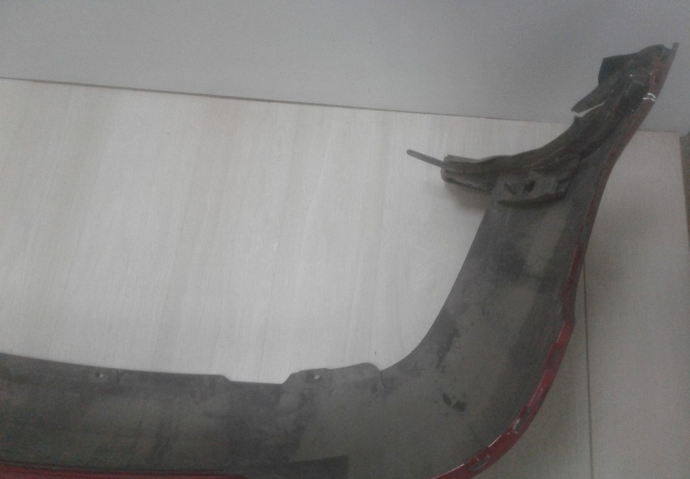 Бампер задний Volkswagen Polo sedan до рест oem 6RU807421D (трещины) (Слом.1креп.)