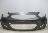 Бампер передний Hyundai Solaris 1 до рест седан oem 865114L000 (трещина, сломано бок.крепл)