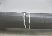 Бампер передний Hyundai Solaris 1 до рест седан oem 865114L000 (трещина, сломано бок.крепл)