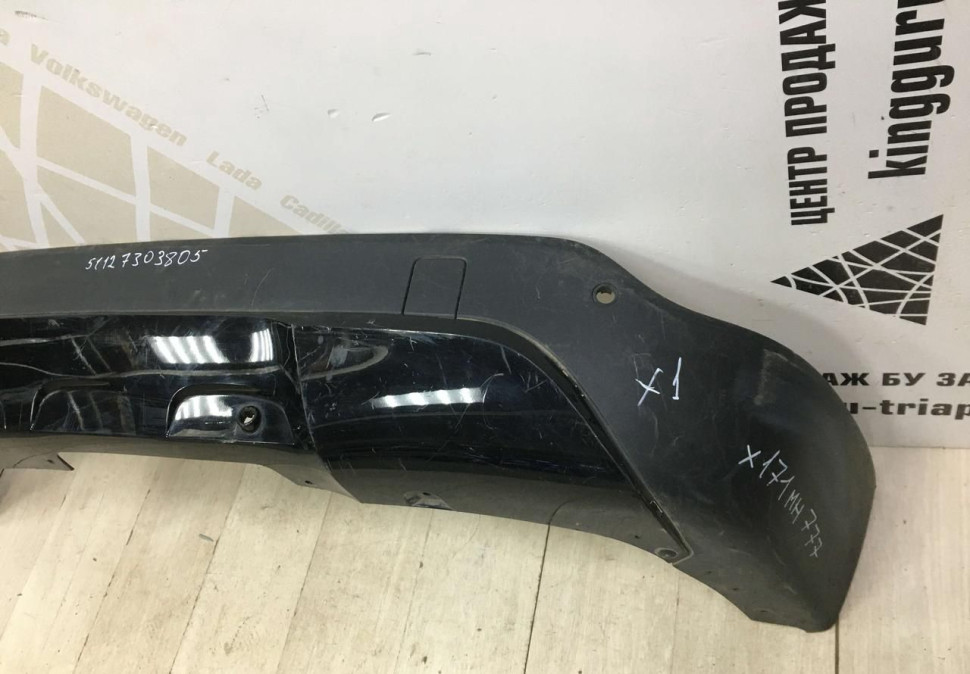 Спойлер заднего бампера BMW X1 E84 рестайлинг OEM 51127303805 Спойлер заднего бампера BMW X1 E84 рестайлинг OEM 51127303805